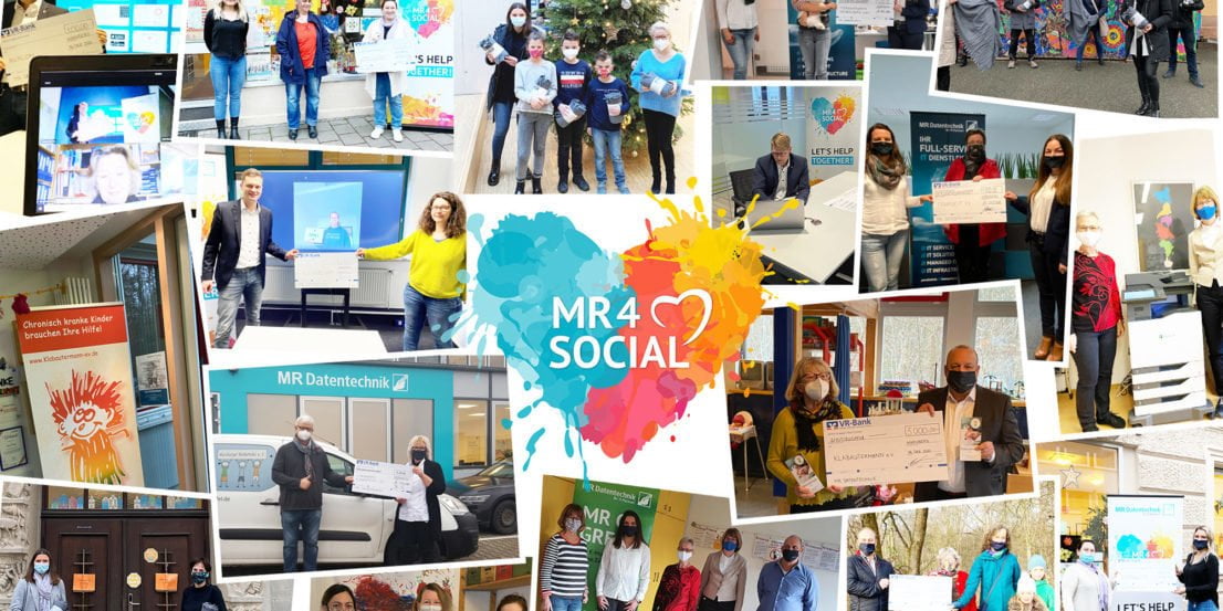 Collage der MR Spendenaktion 2020
