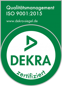 ISO 9001:2015 Qualitätssiegel