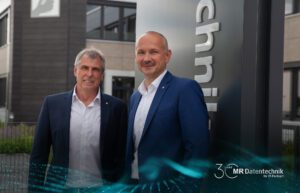 v. l.: Geschäftsführer der MR Datentechnik Gerhard Reinhardt und Jochen Kraus