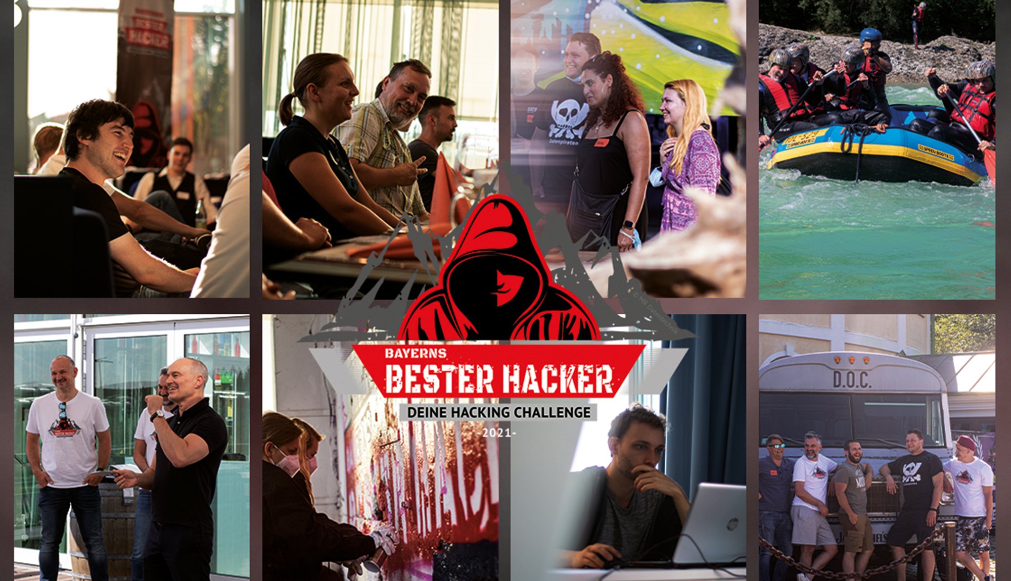 Collage Bayerns Bester Hacker