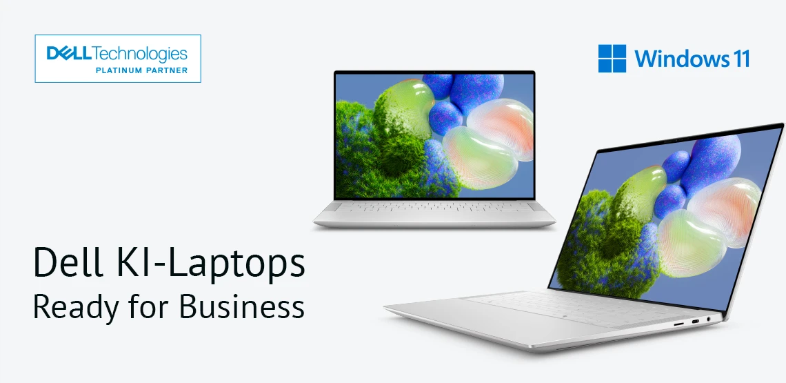 Aktion Titelbild: DELL Pro Laptops mit KI und Windows 11