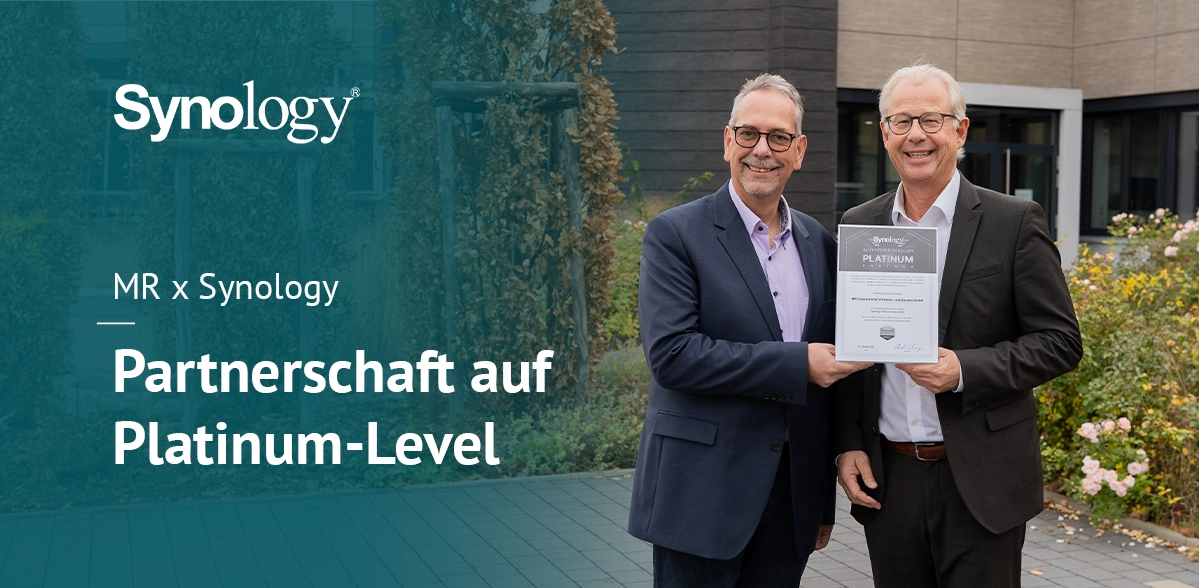 News: MR wird Synology Platinum Partner