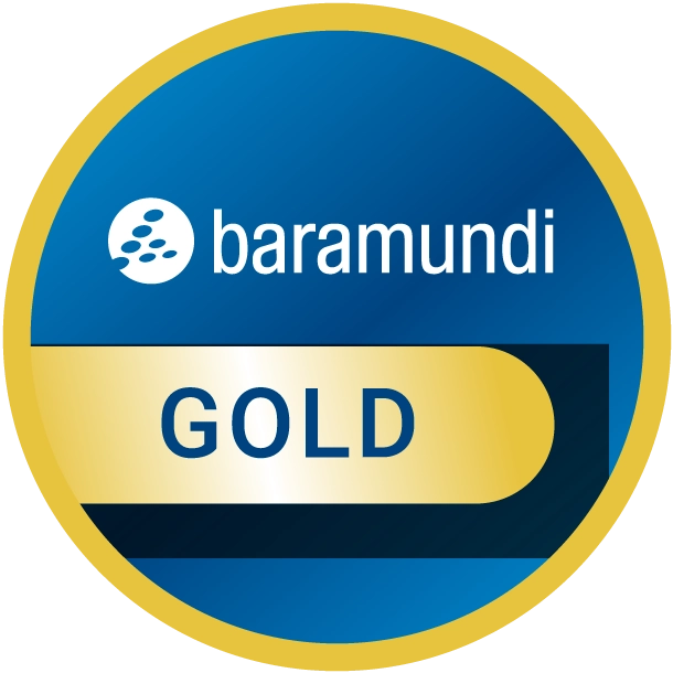 Logo baramundi Goldpartner