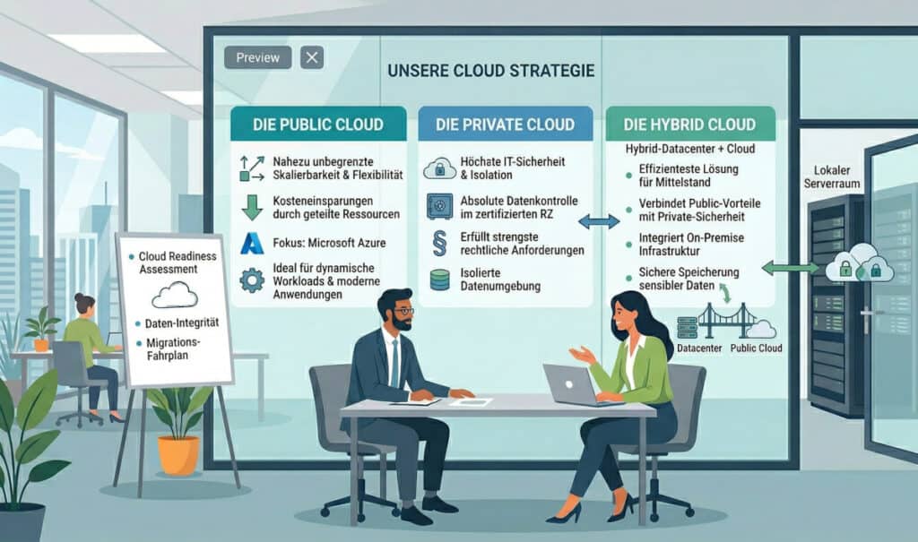 cloud strategie public cloud hybrid cloud
