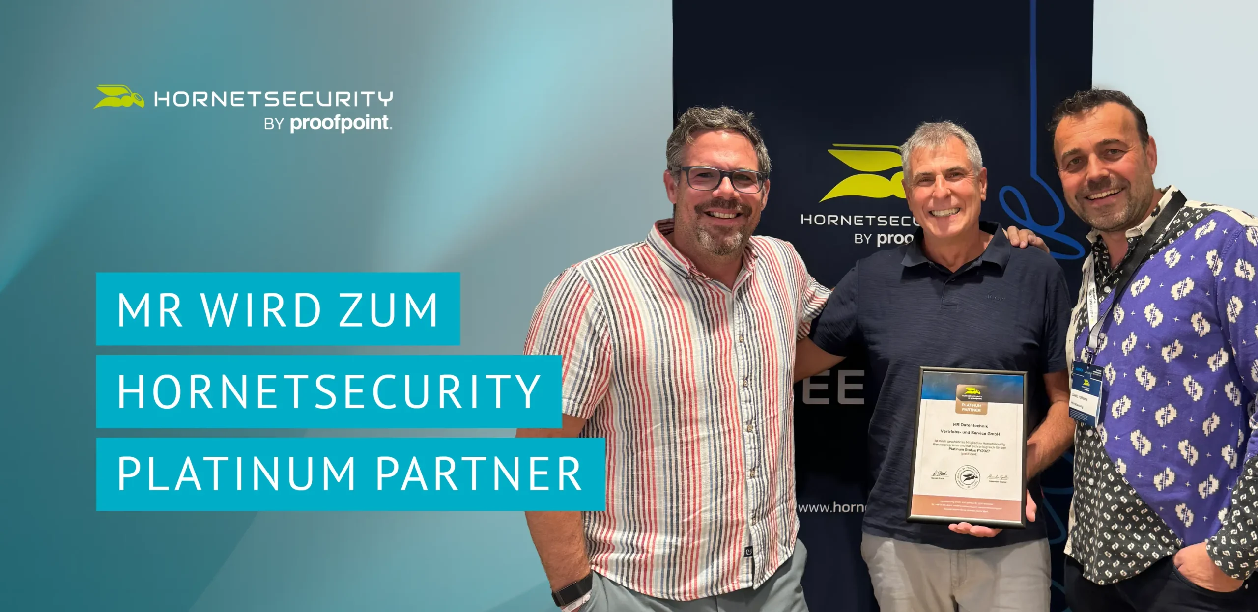 MR Datentechnik steigt zum Hornetsecurity Platinum Partner auf